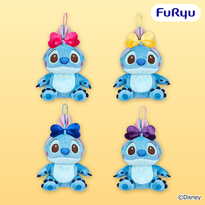 ディズニー　スティッチ　FukuFuku　うさ耳むすびマスコット画像
