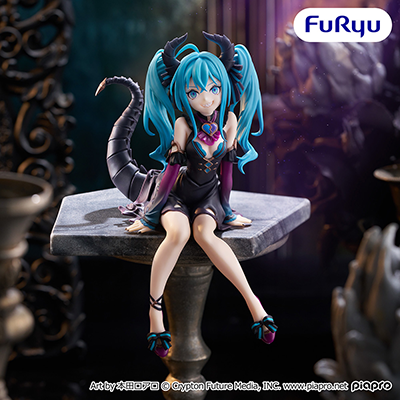 初音ミク　ぬーどるストッパーフィギュアーヴィランver.ー画像